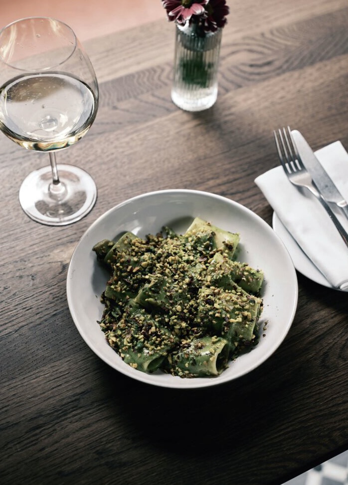 PACHERI AL PISTACCHIO CON SPECK