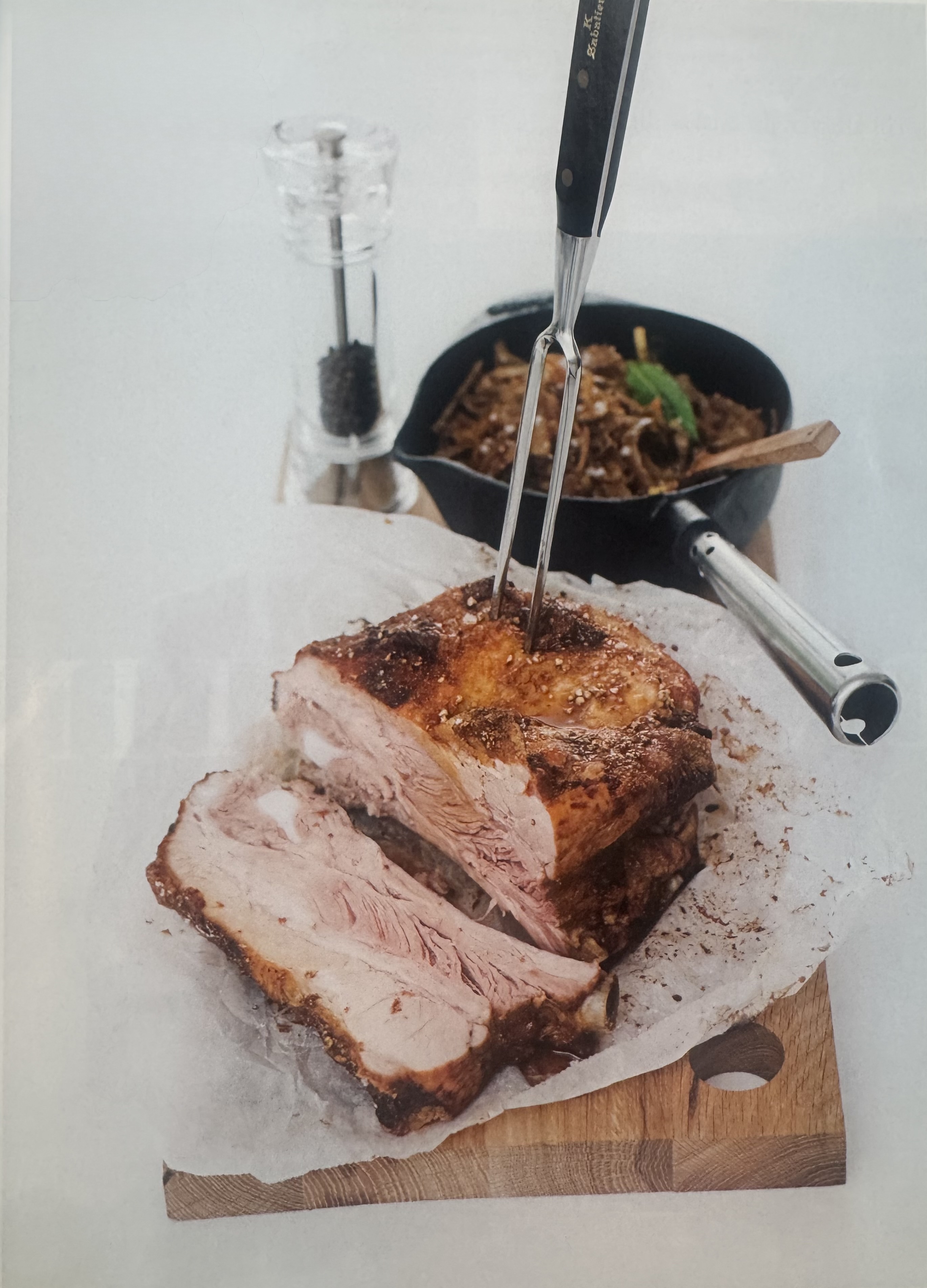 Revbenspjäll a la Karin Fransson. Öländsk klassiker ur Gourmet no 6 2002